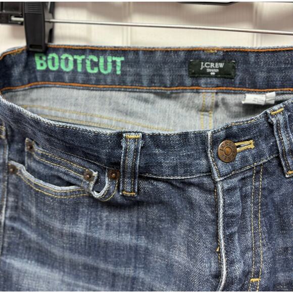 J.Crew Jeans, Bootcut Dark Wash, Straight Leg, Women's Size 28S - Picture 3 of 5